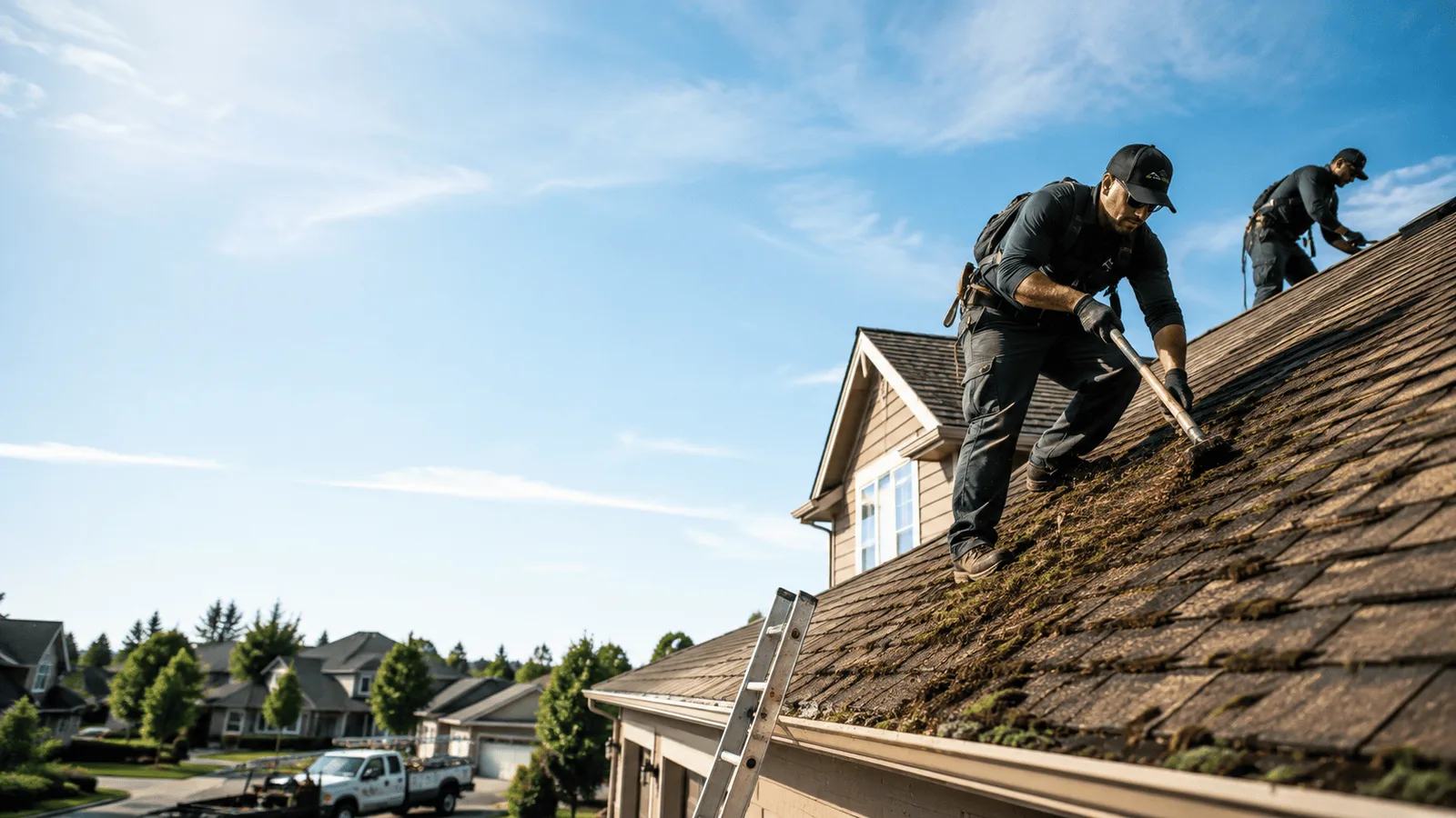 Roof Moss Removal in Blackwater, VA near me